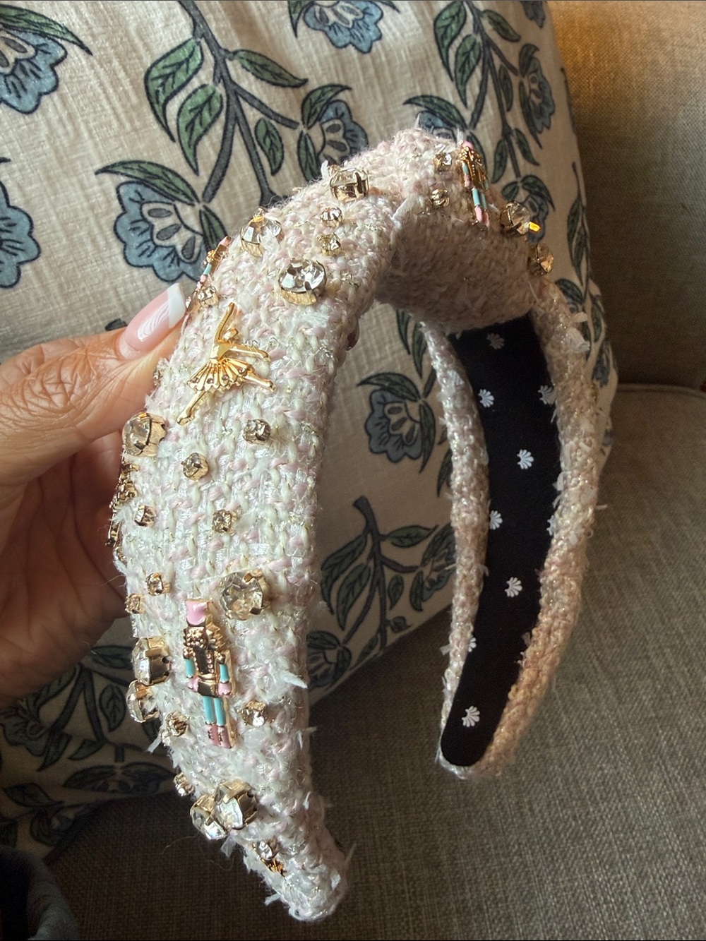 Lele Sadoughi nutcracker embellished headband